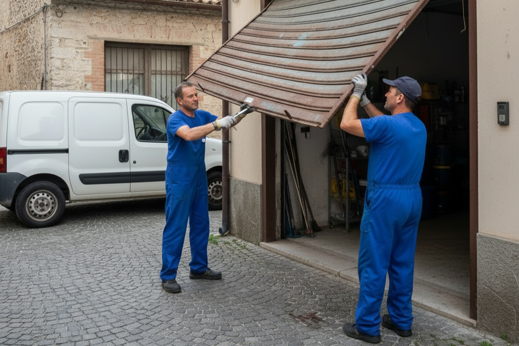 Come smaltisco una vecchia serranda?